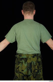 Victor army dressed green t shirt upper body 0005.jpg